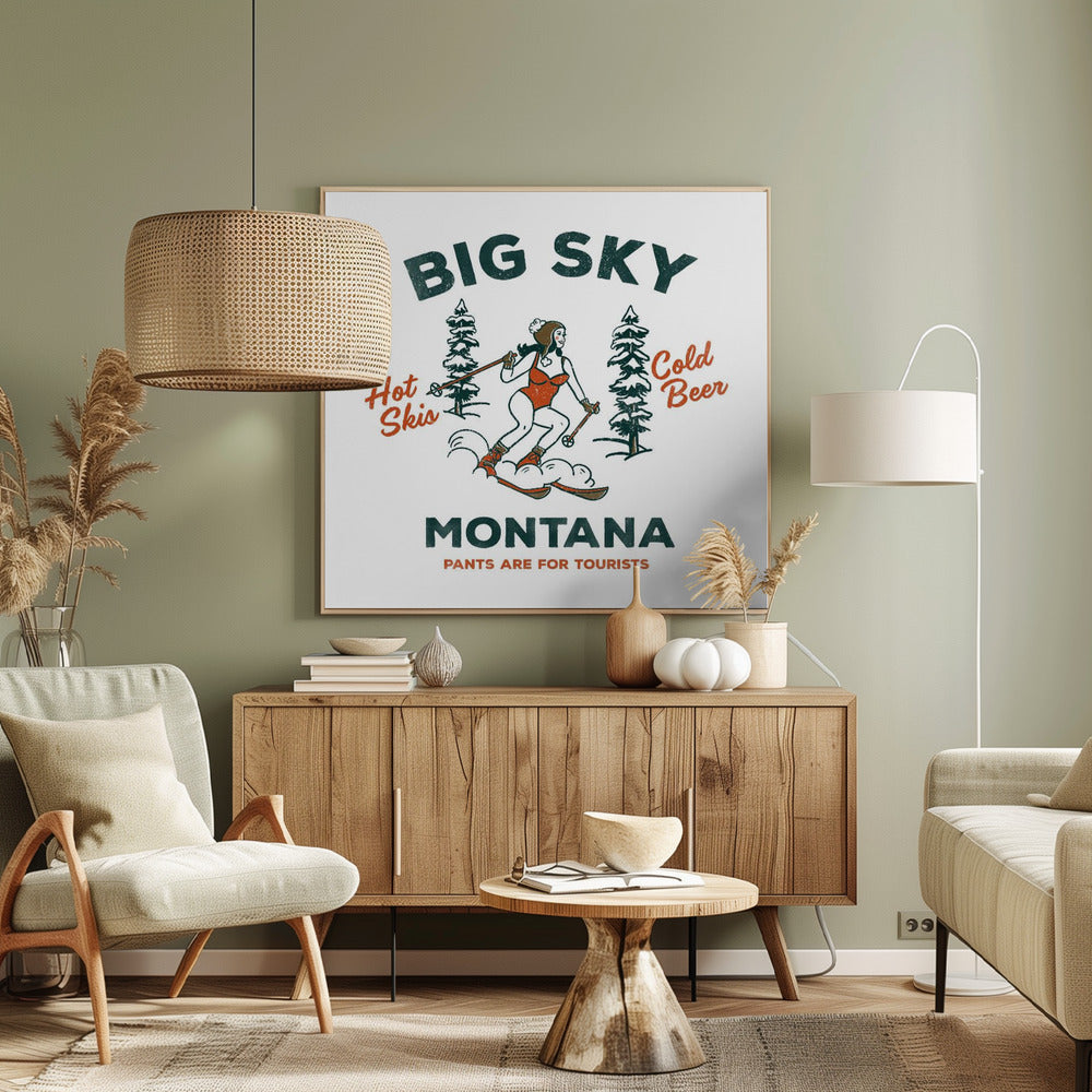 Ski Big Sky Montana: Spodnie są dla turystów | Wydruki na łótnie