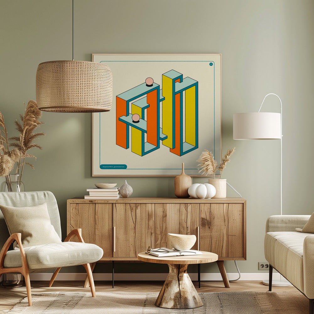 Mahdottomat geometriset muodot 23 | Canvastaulut