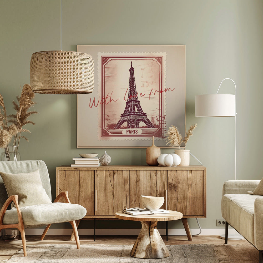 Mit Liebe aus Paris | Leinwand