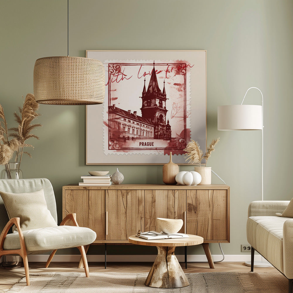 Mit Liebe aus Prag | Leinwand