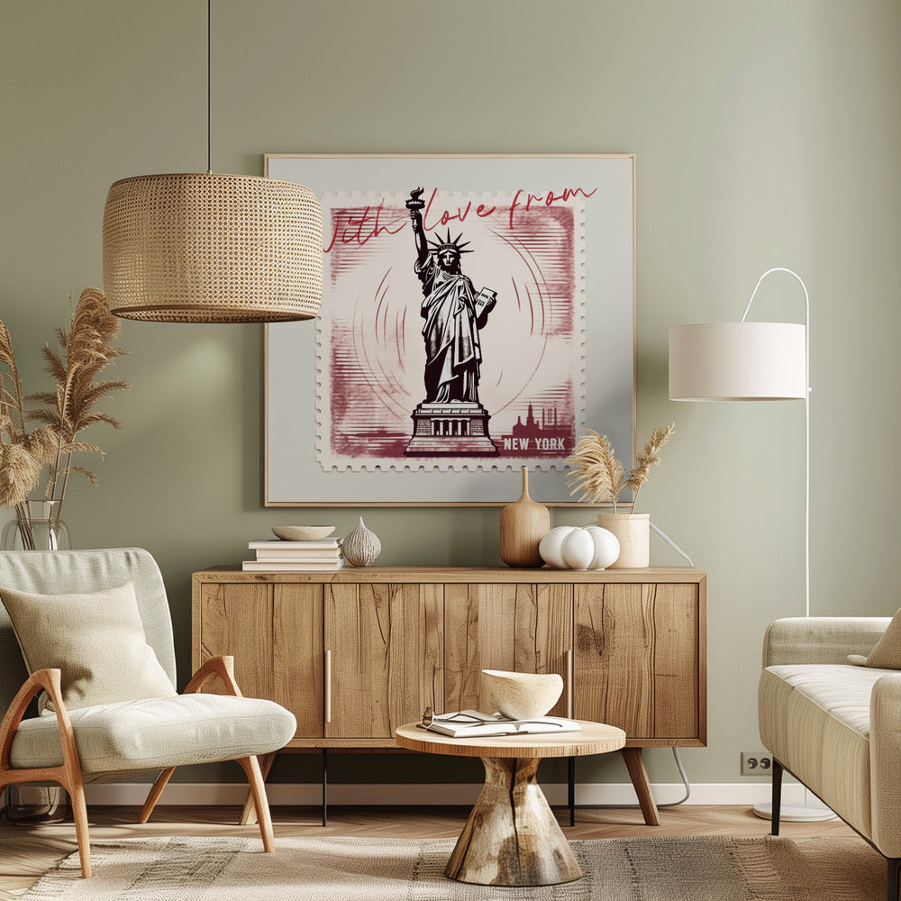 Mit Liebe aus New York | Leinwand