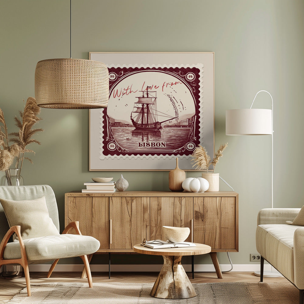 Mit Liebe aus Lissabon | Leinwand