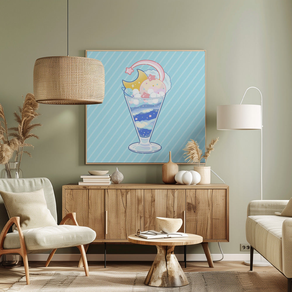 Parfait with Celestial Elements | Canvas