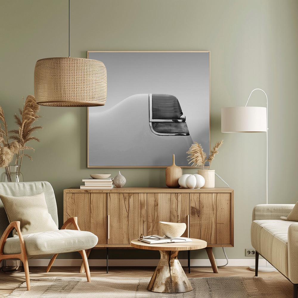 Klasyczny samochód amerykański z 1955 r. Seria 62 Coupe Deville | Wydruki na łótnie