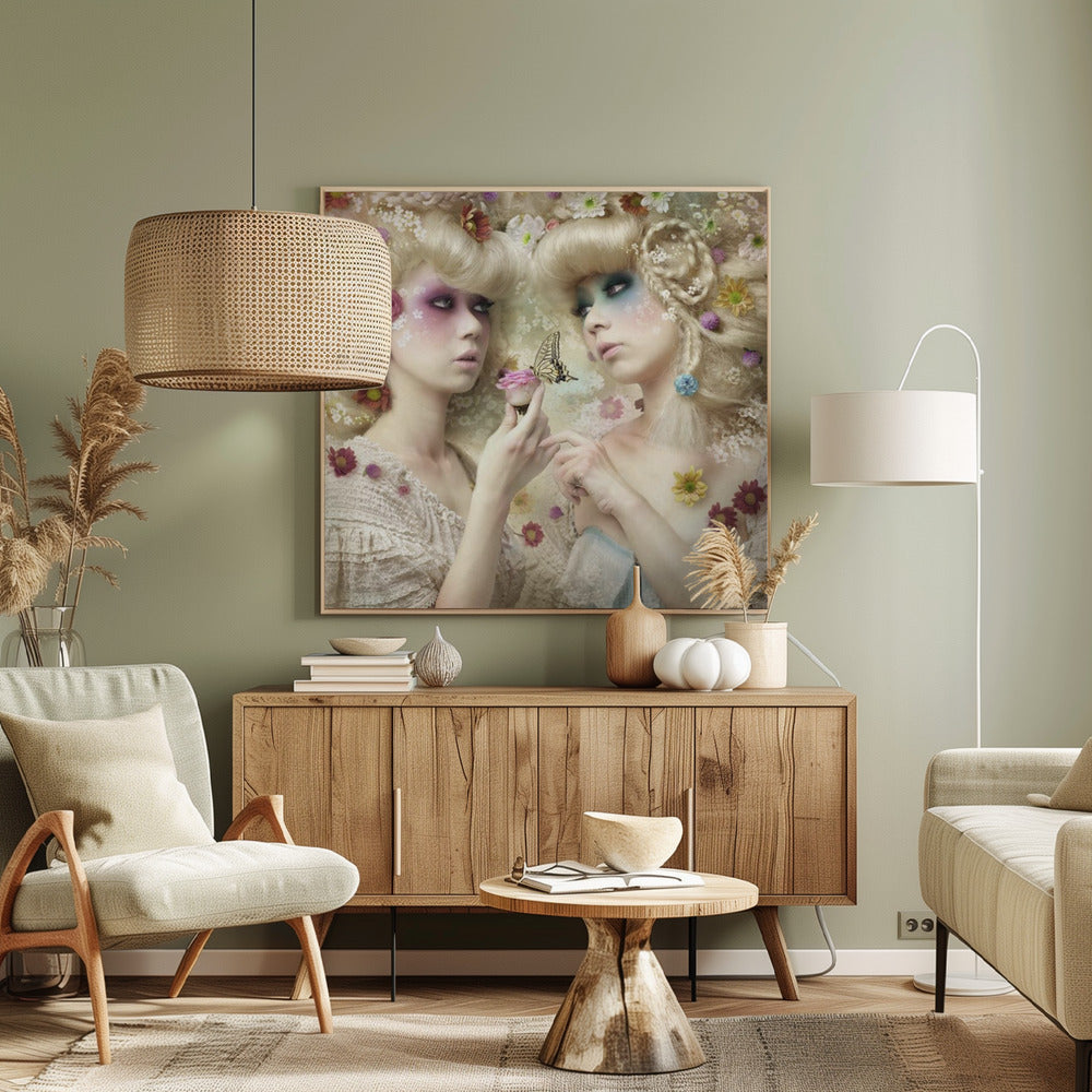 Kukkatarhan tyttö | Canvastaulut