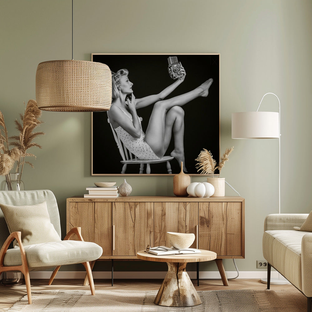 Vintage-selfie | Canvastaulut