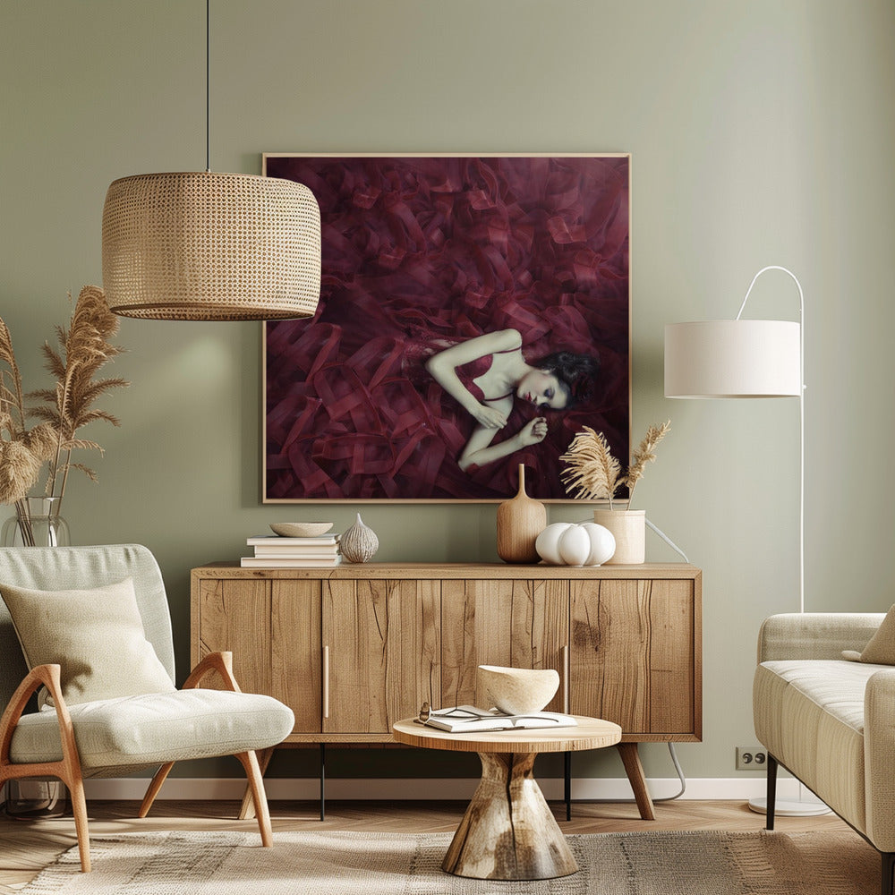 Punainen kukka | Canvastaulut