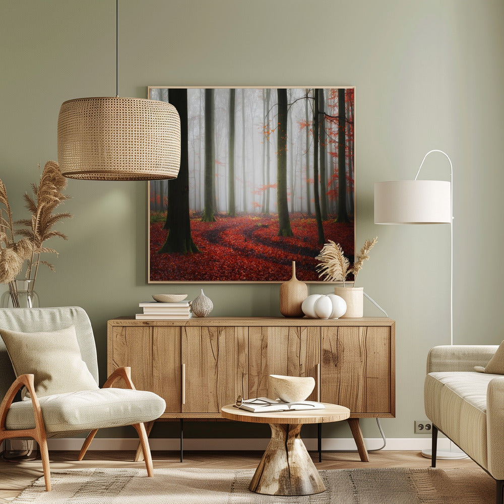 Jesienne ścieżki | Wydruki na łótnie