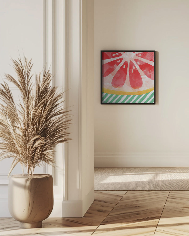 Rote Grapefruit | Poster - Kunstdruck
