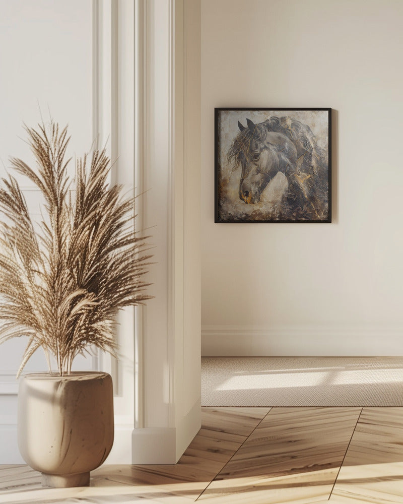 Pferd Vintage Kunst Illustration 11 | Poster