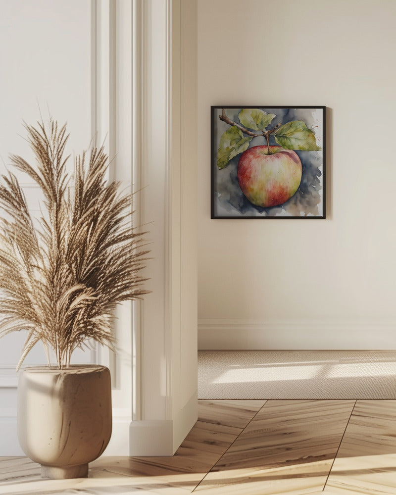 Apfel, Aquarell | Poster - Kunstdruck