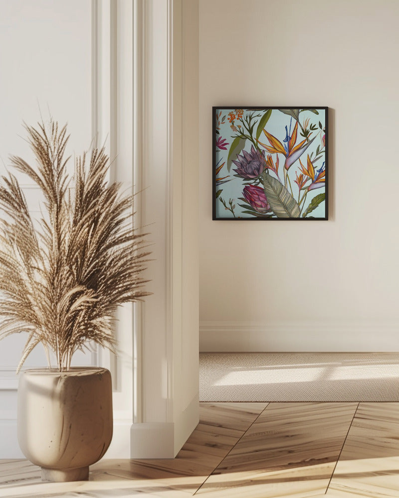 Proteas and Iris | Poster