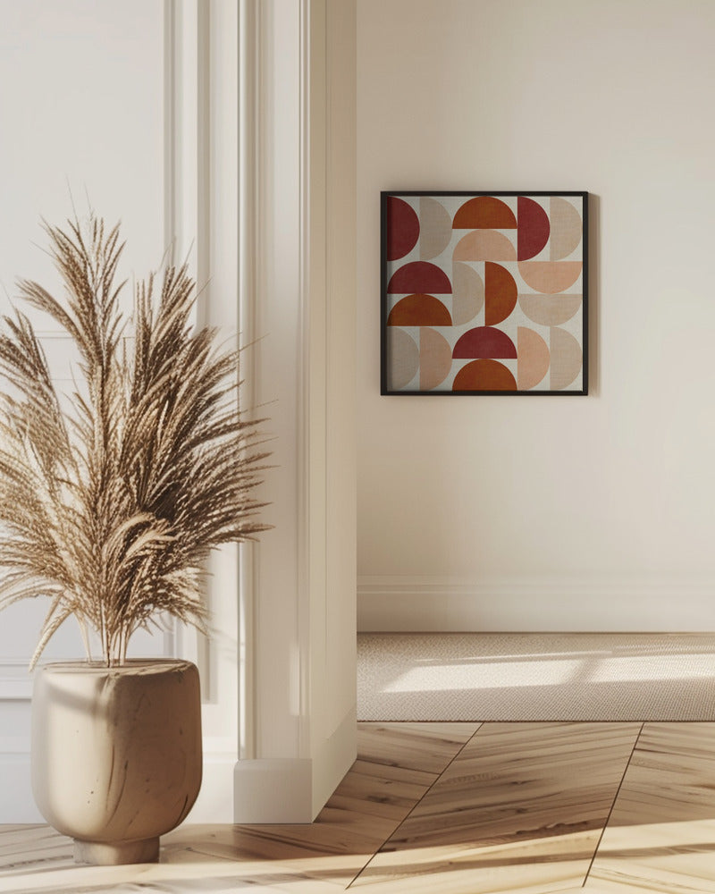 Herbst Mitte des Jahrhunderts Erdfarben 6 | Poster