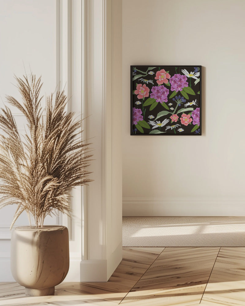 Rhododendrons and daisies | Poster