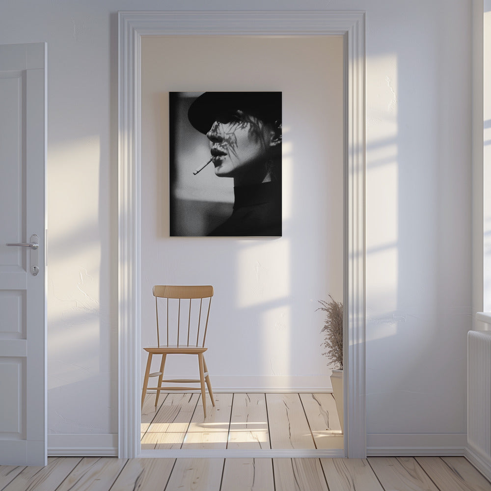 nainen mustassa | Canvastaulut