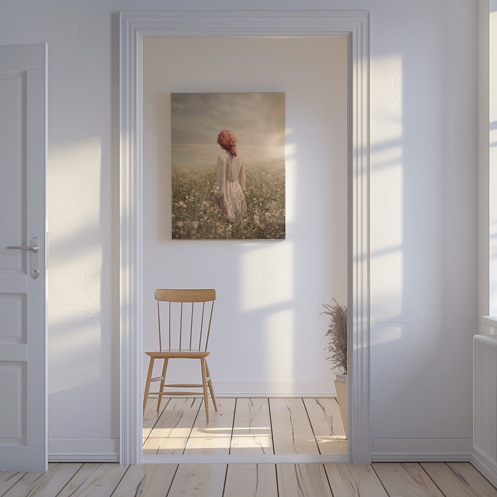 Champ en pastel | Tableaux sur Toile
