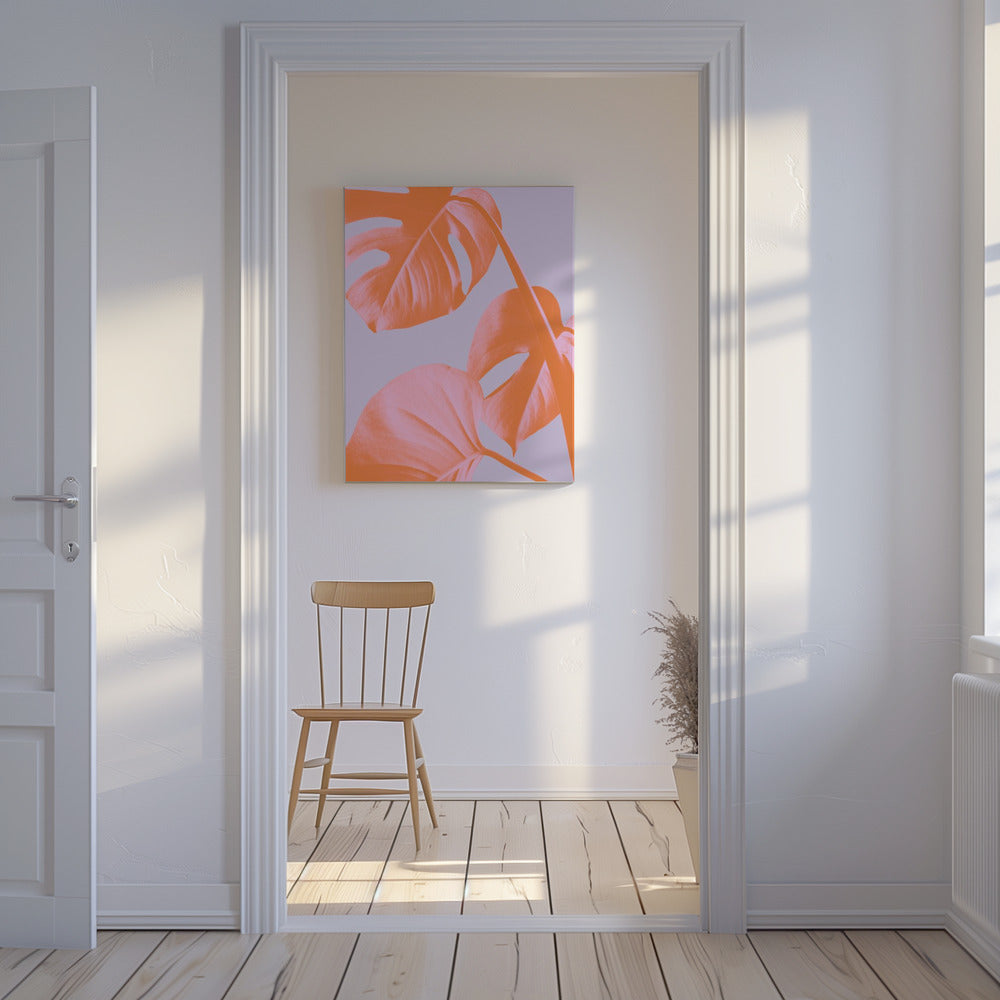 Monstera Purple 03 | Canvas