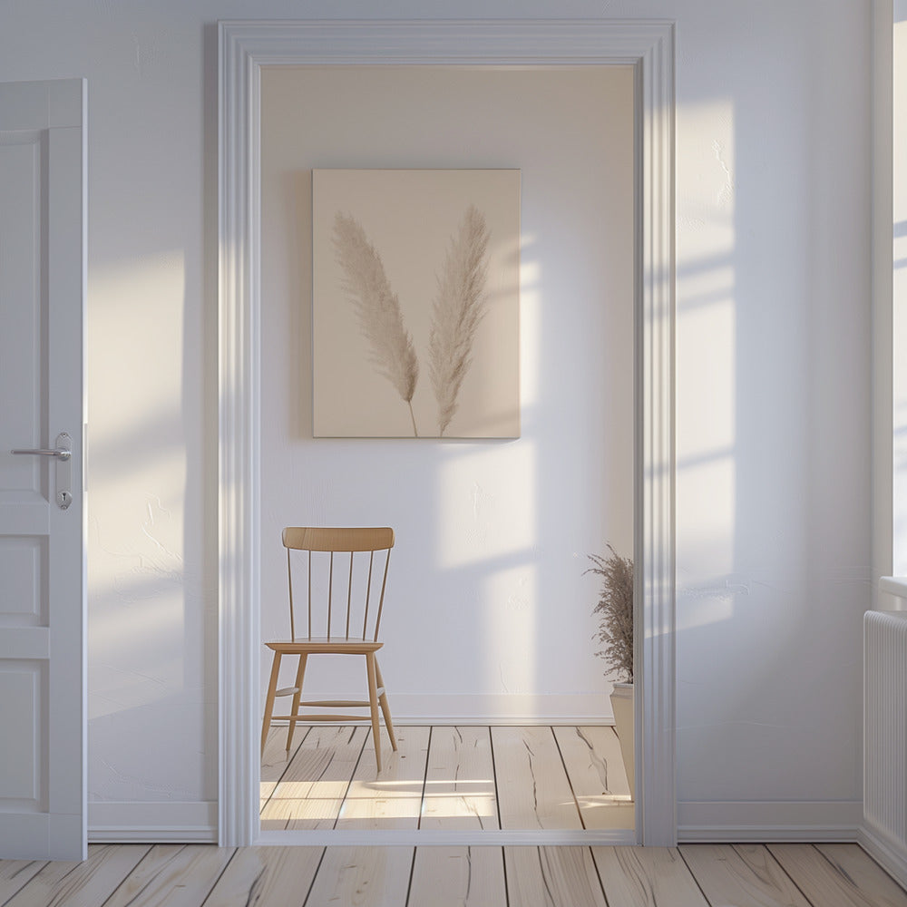 Pampas Grass Beige 01 | Canvas