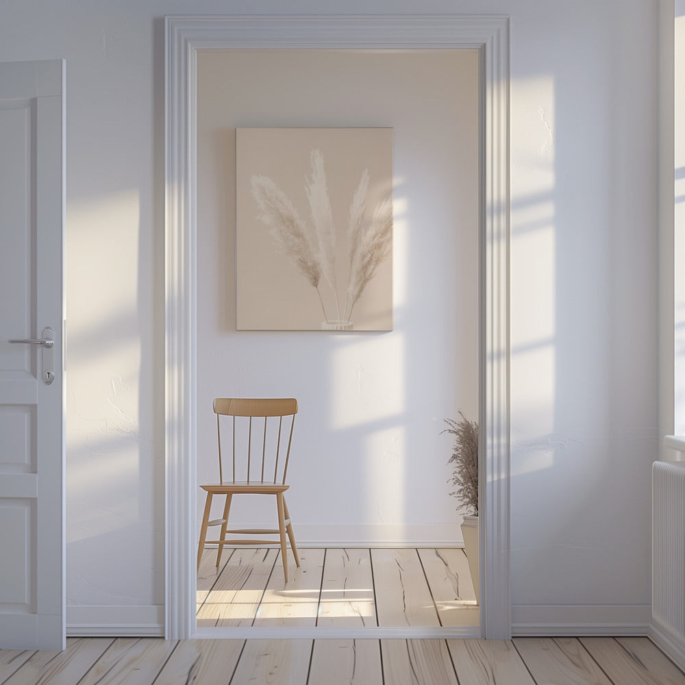 Pampas Grass Beige 05 | Canvas