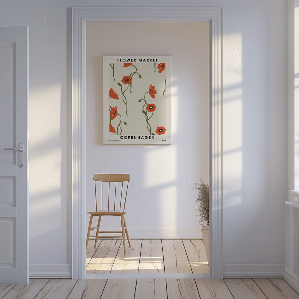Blomstermarknaden i Köpenhamn | Canvas