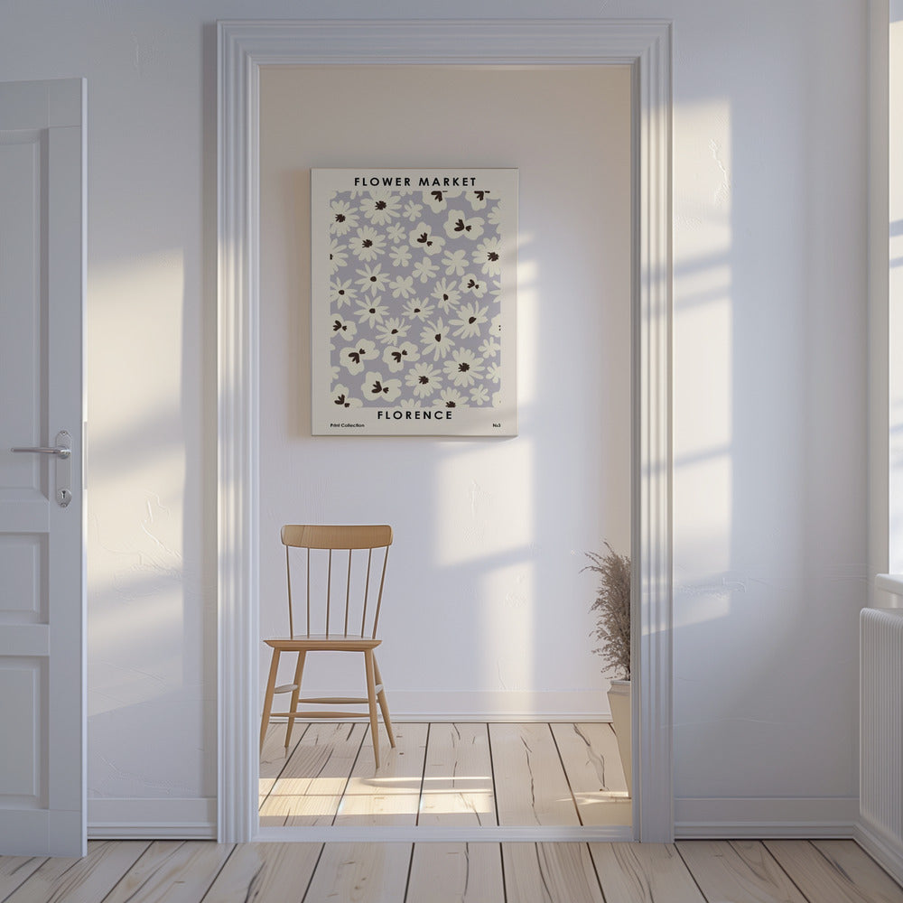 Blumenmarkt Florenz | Leinwand-Bilder