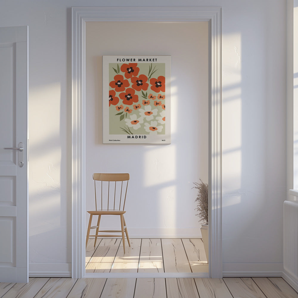 Blumenmarkt Madrid | Leinwand-Bilder