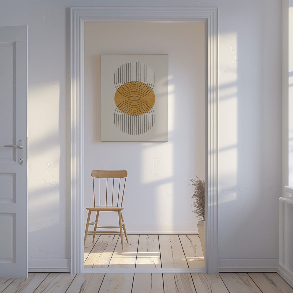 Punto Perfetto Giallo | Stampe su Tela
