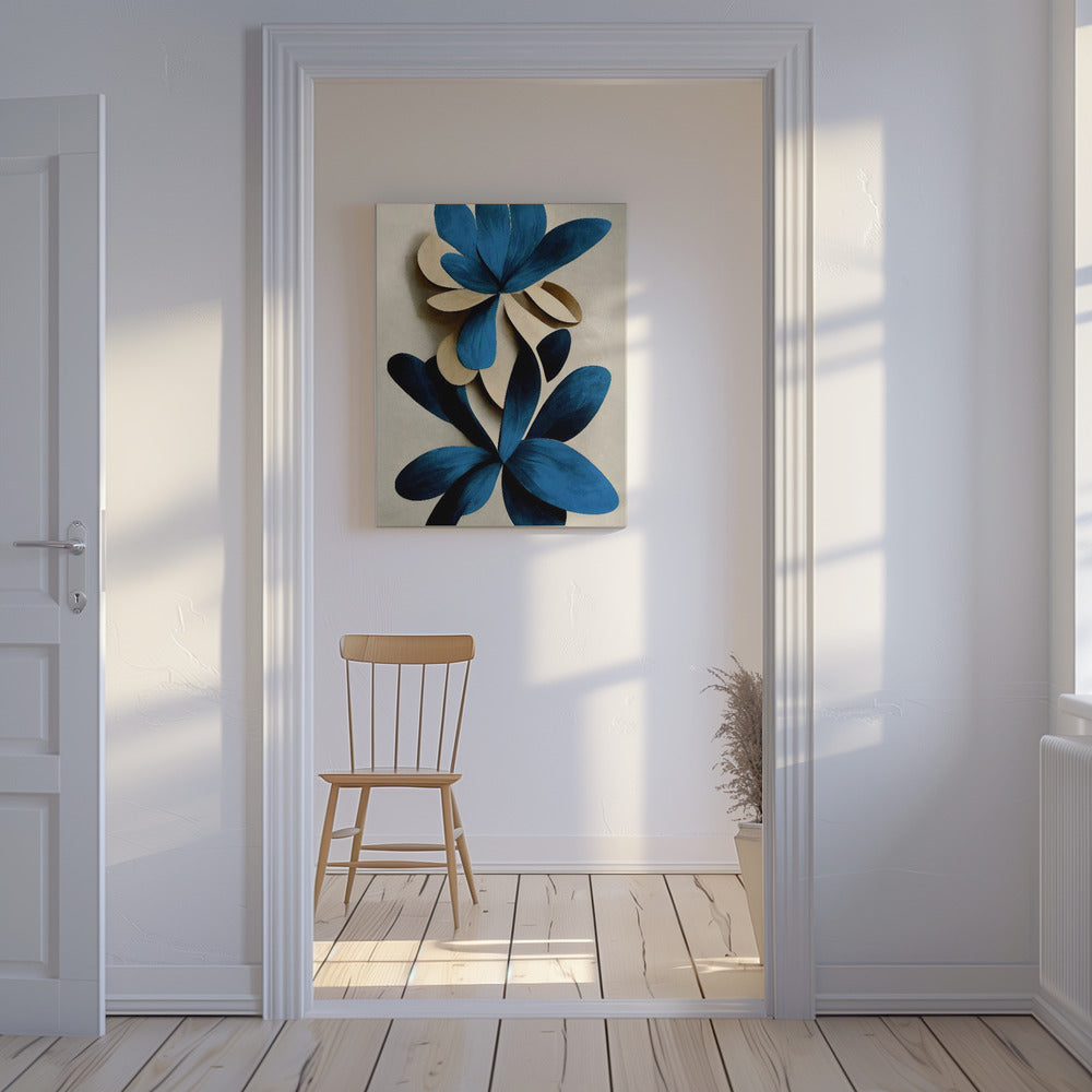 Blue Nymphaea | Canvas