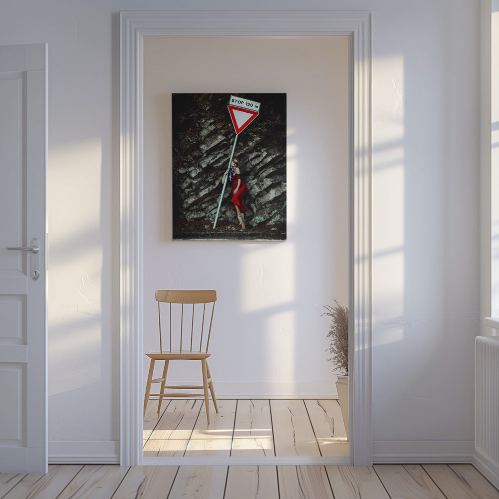 Red Elegance Halt | Leinwand-Bilder