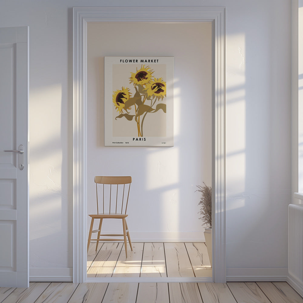 Blumenmarkt. Paris | Leinwand-Bilder