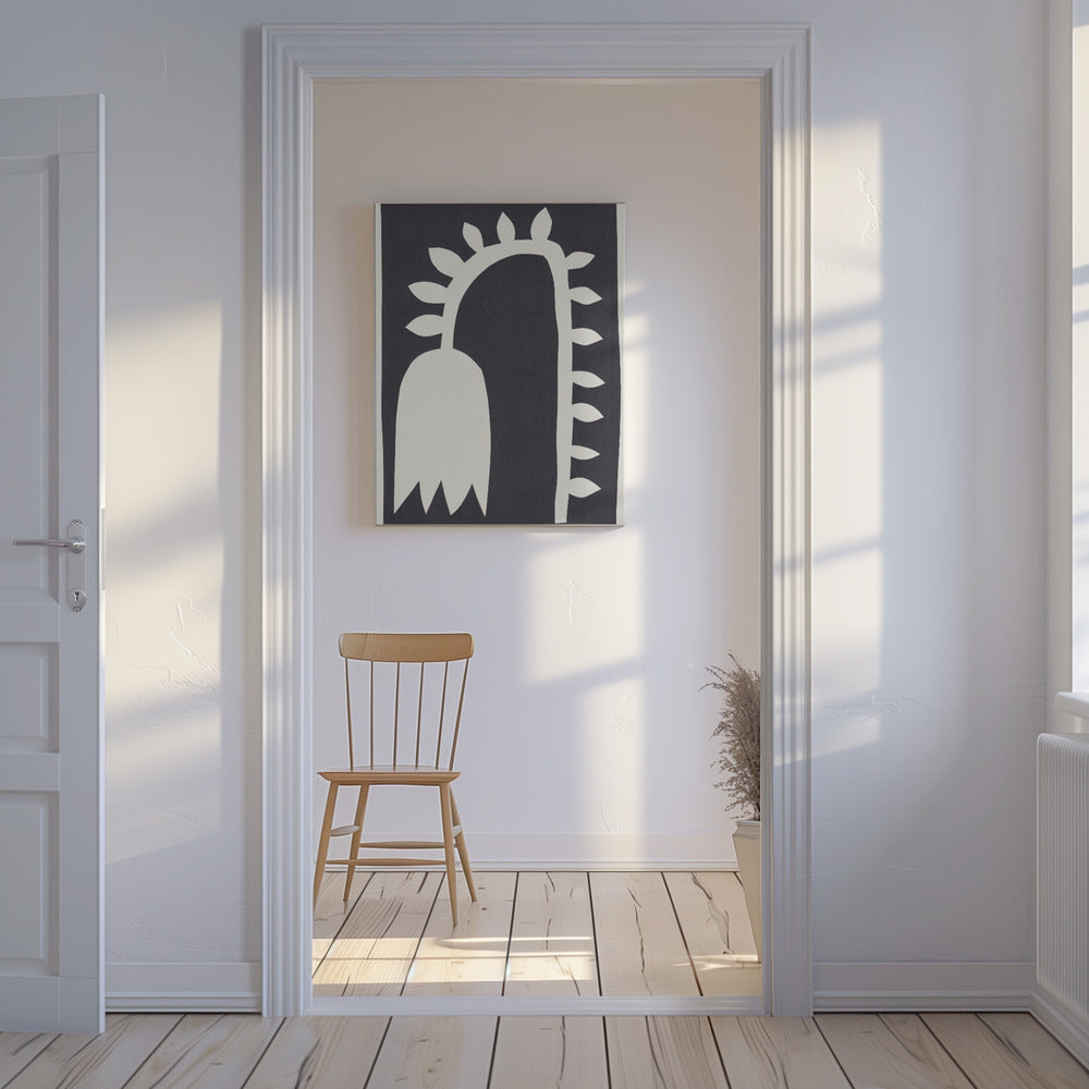 Schwarze Tulpe Nr. 2 | Leinwand-Bilder