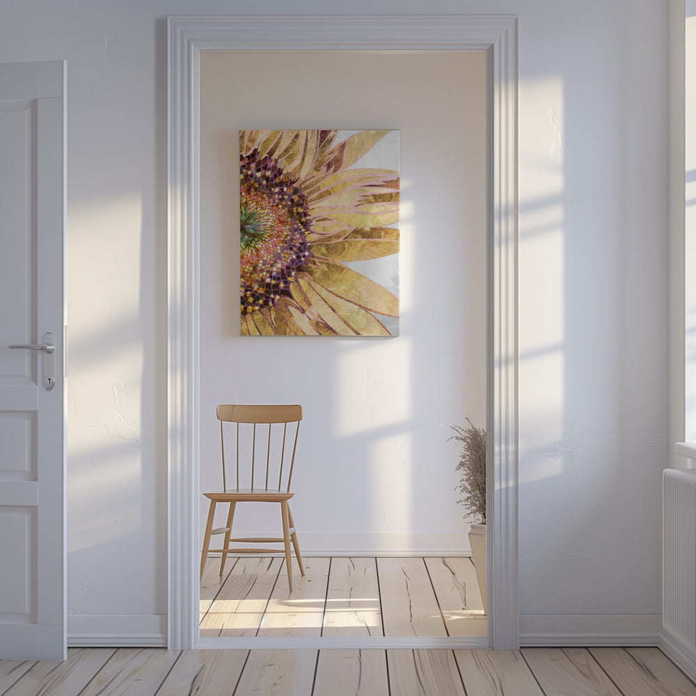 Golden sunflower | Canvas