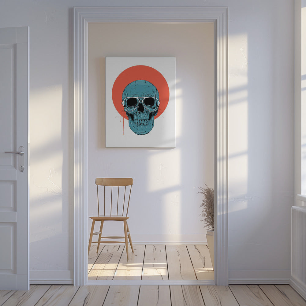 Blue Skull II | Canvas