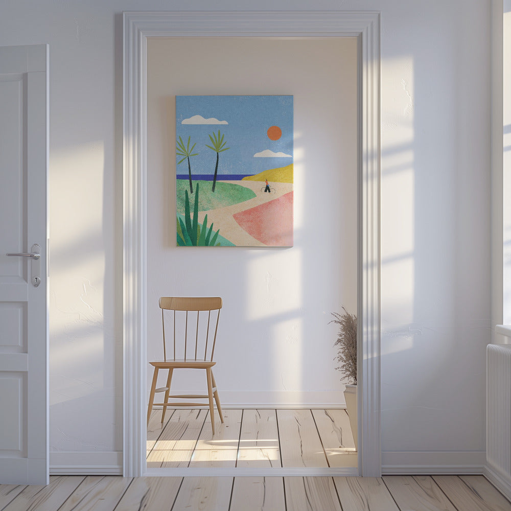 Strandmädchen | Leinwand-Bilder