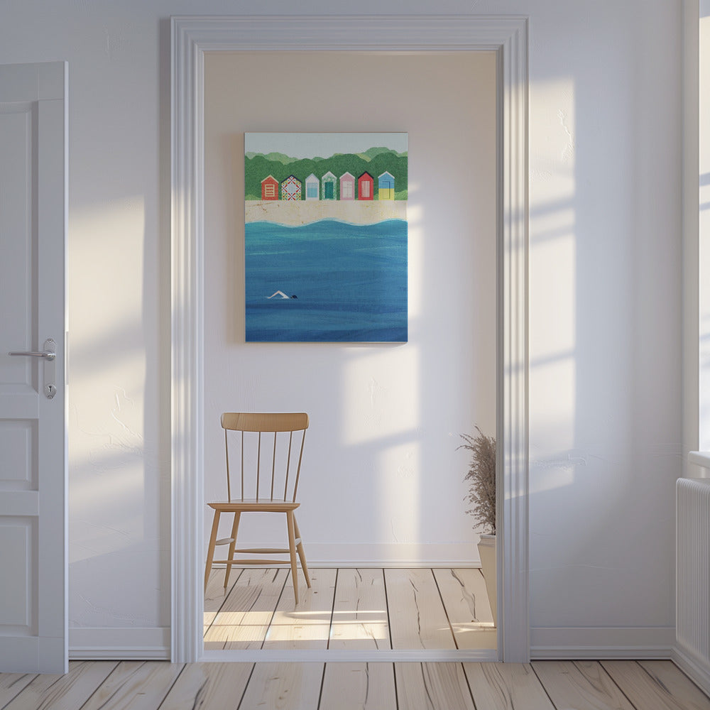 Beach Huts | Canvas