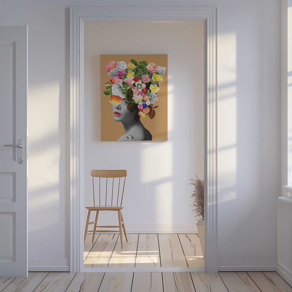 Floral portrait | Canvas