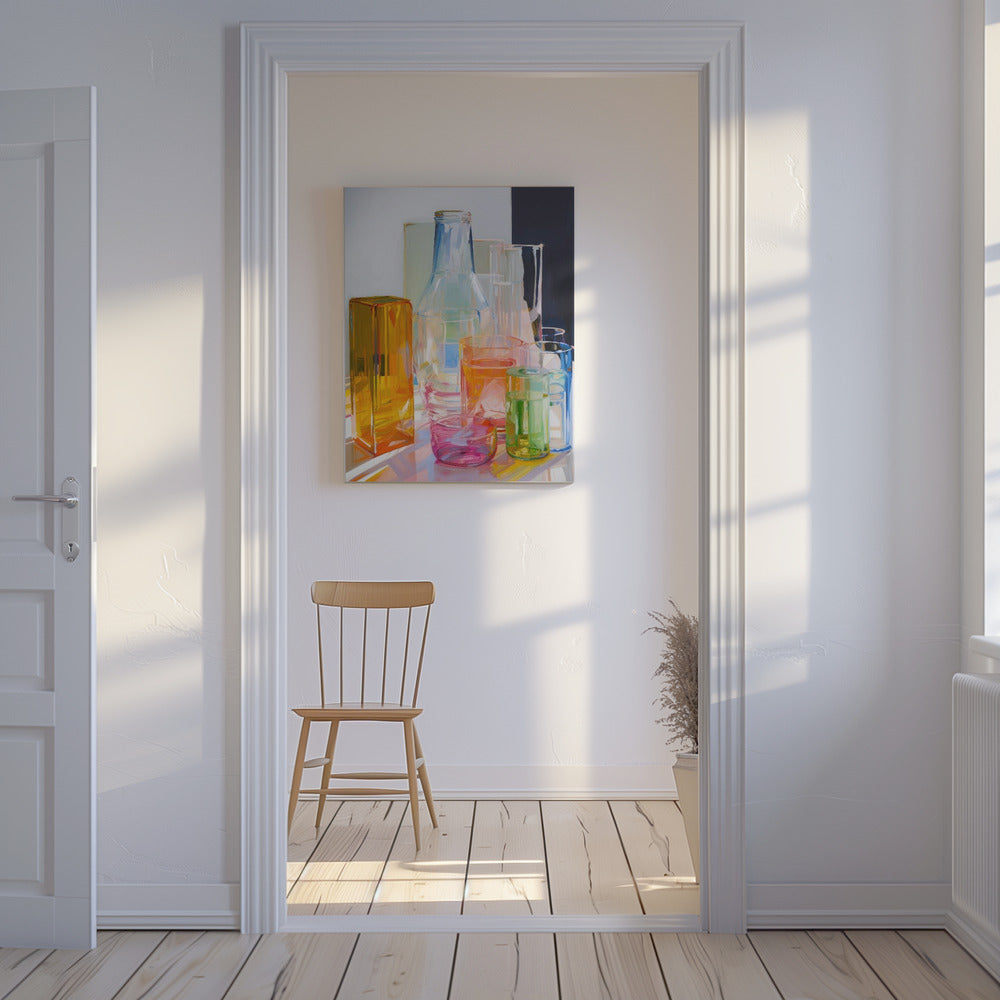 Neon-asetelma nro 1 | Canvastaulut