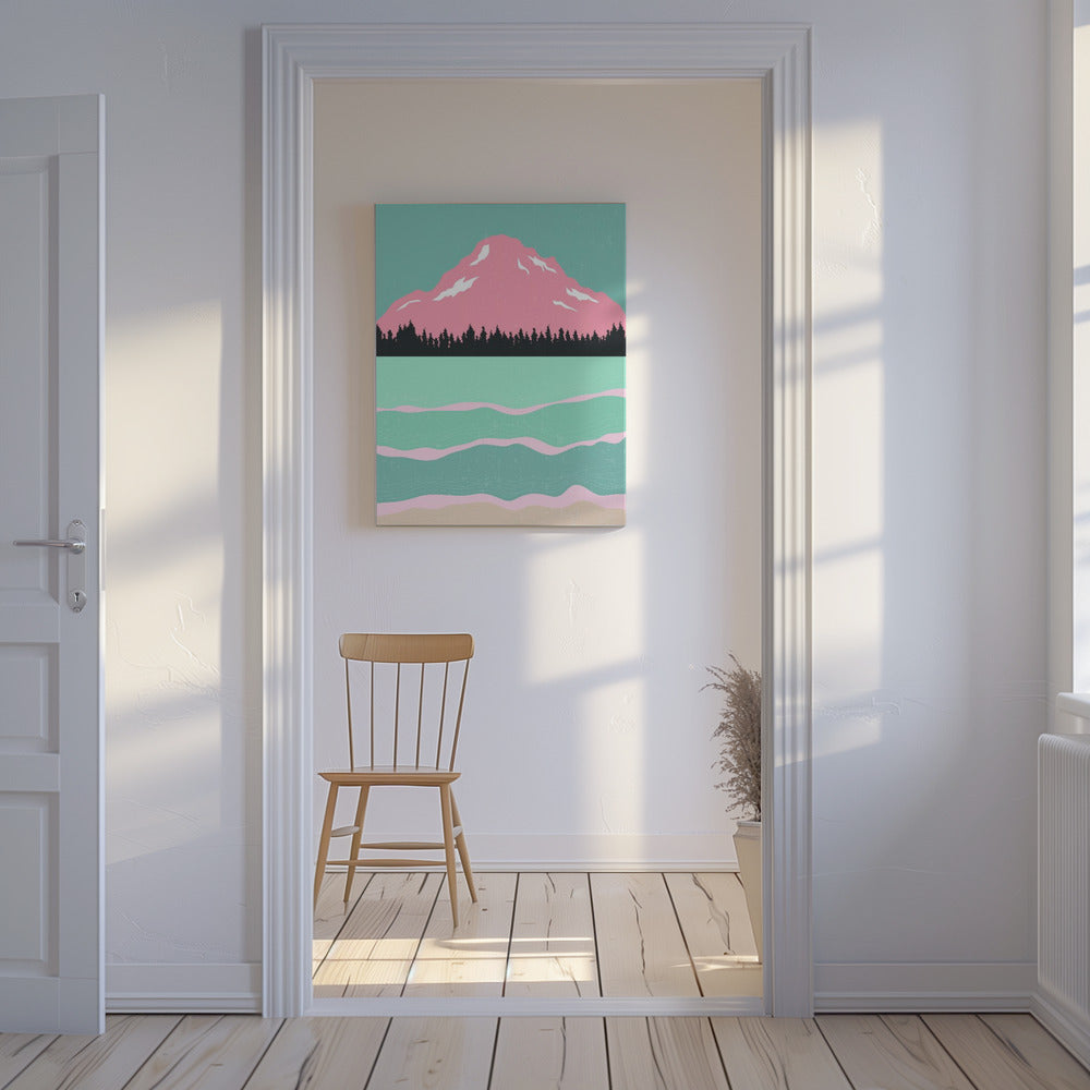 Minimal Mountains #1 | Canvas