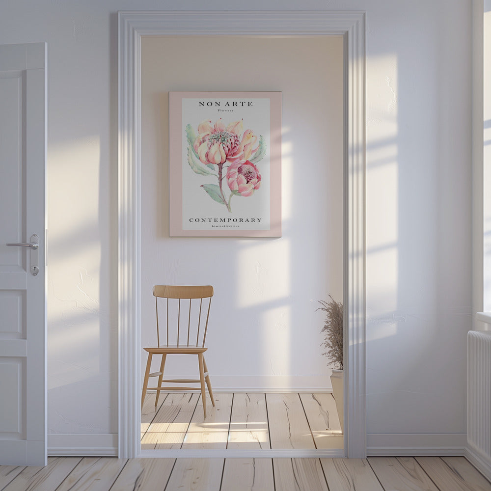 Inte konstrosblomma | Canvas