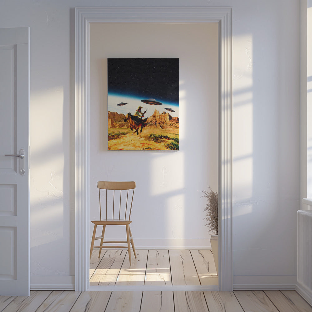 UFO-avaruusjahti | Canvastaulut