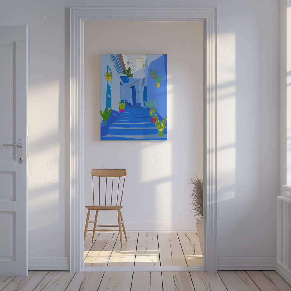 Blue city | Canvas