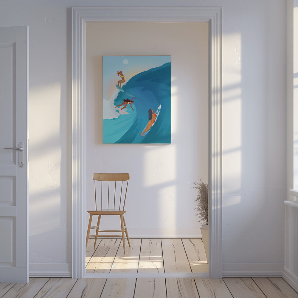 Surfere | Lærredsbilleder