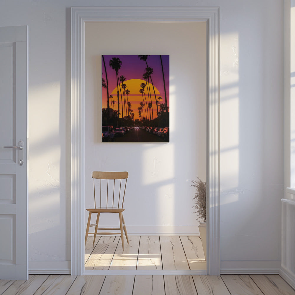 Retro Sunset | Canvas