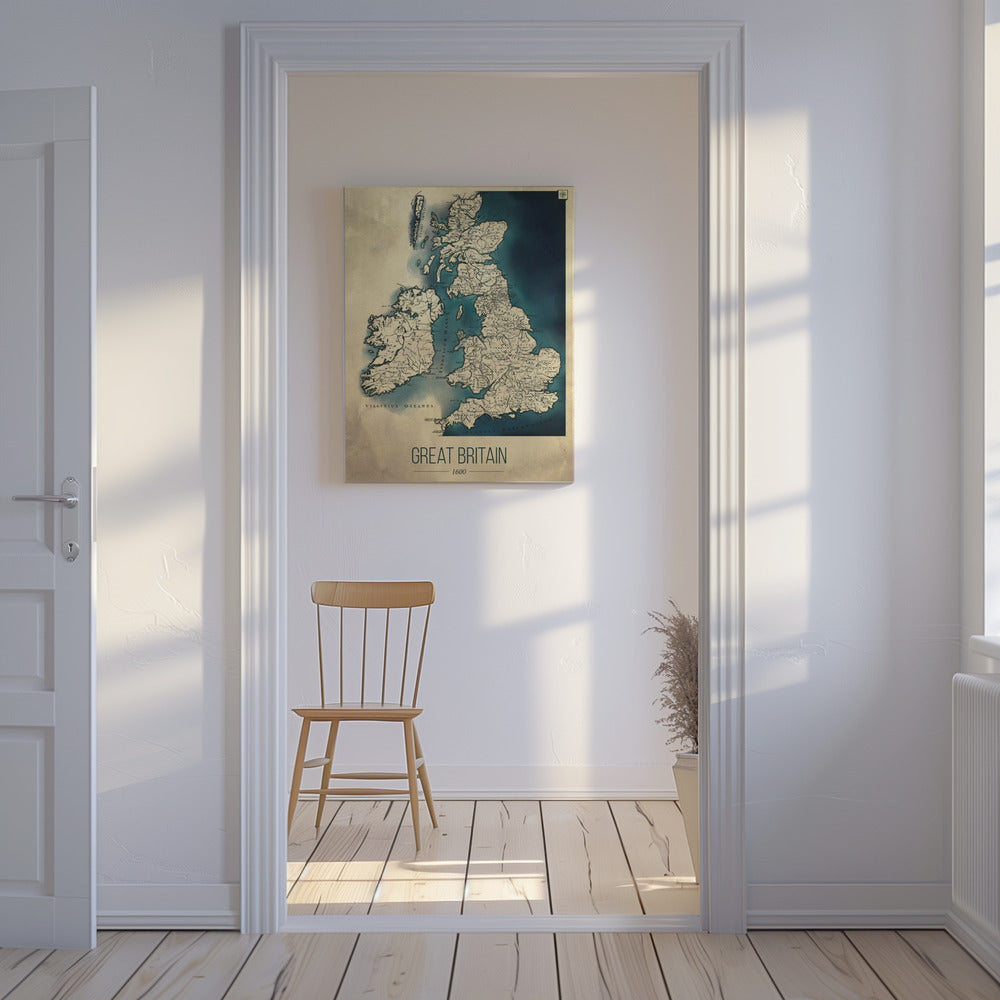 Great Britain map | Canvas