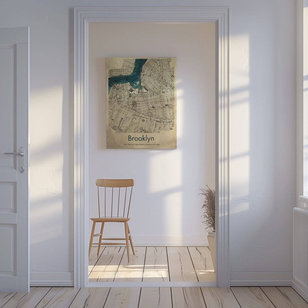 Brooklyn map | Canvas