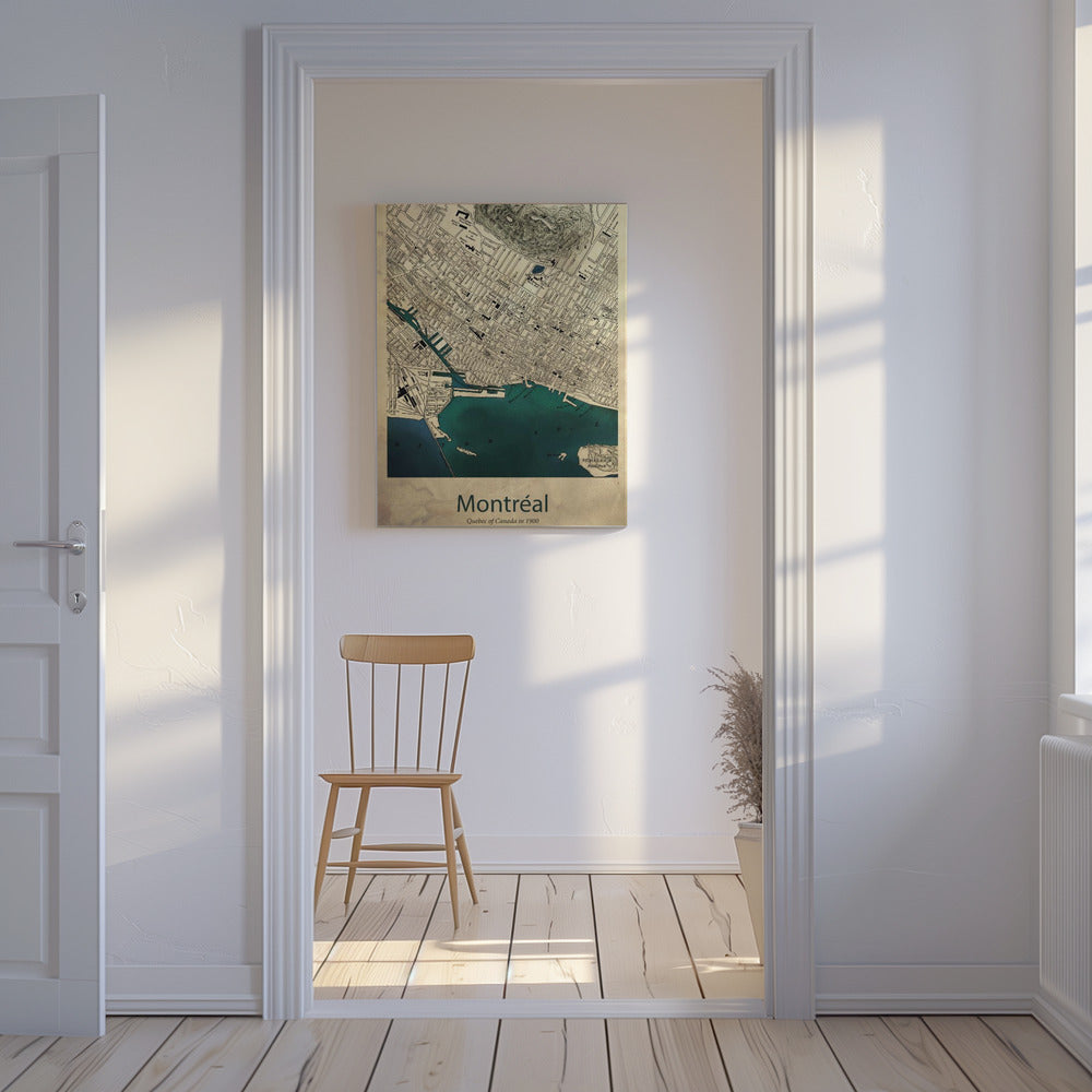 Montreal map | Canvas
