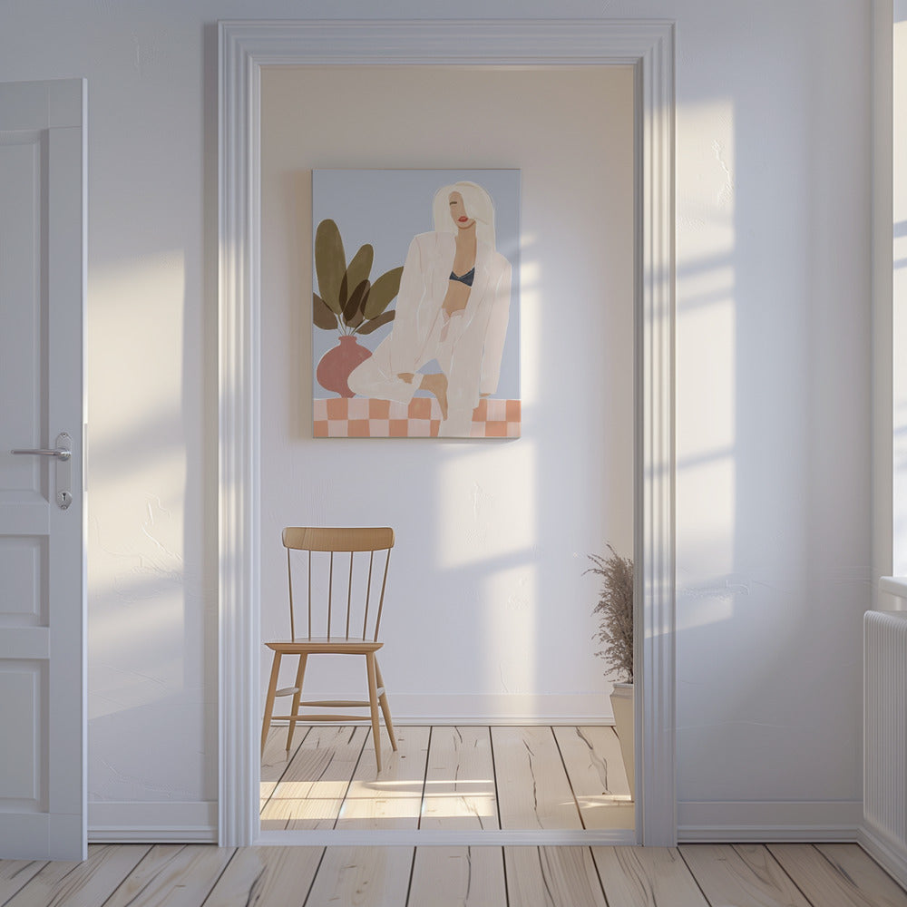 Liian laiska joogaan | Canvastaulut