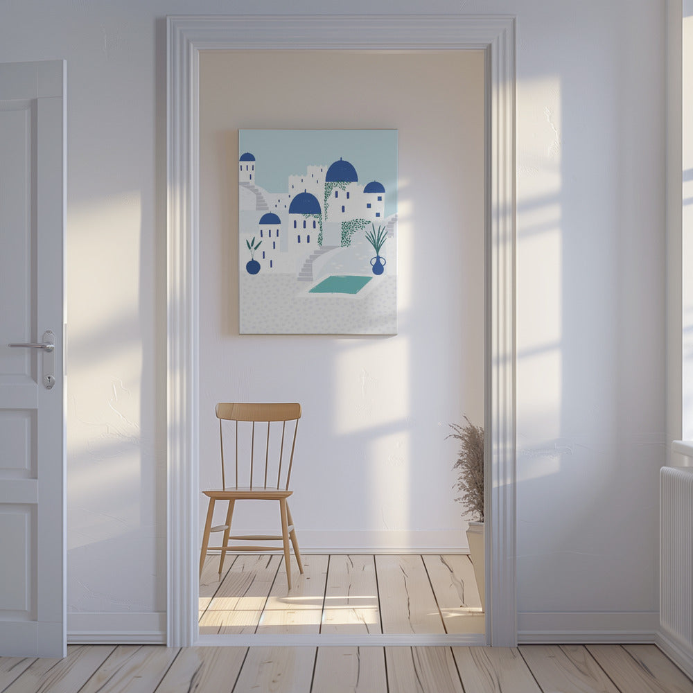 Santorini | Canvastaulut