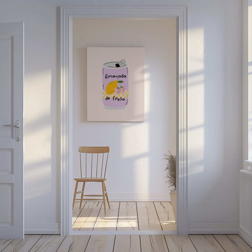 Mansikka-limonadi | Canvastaulut