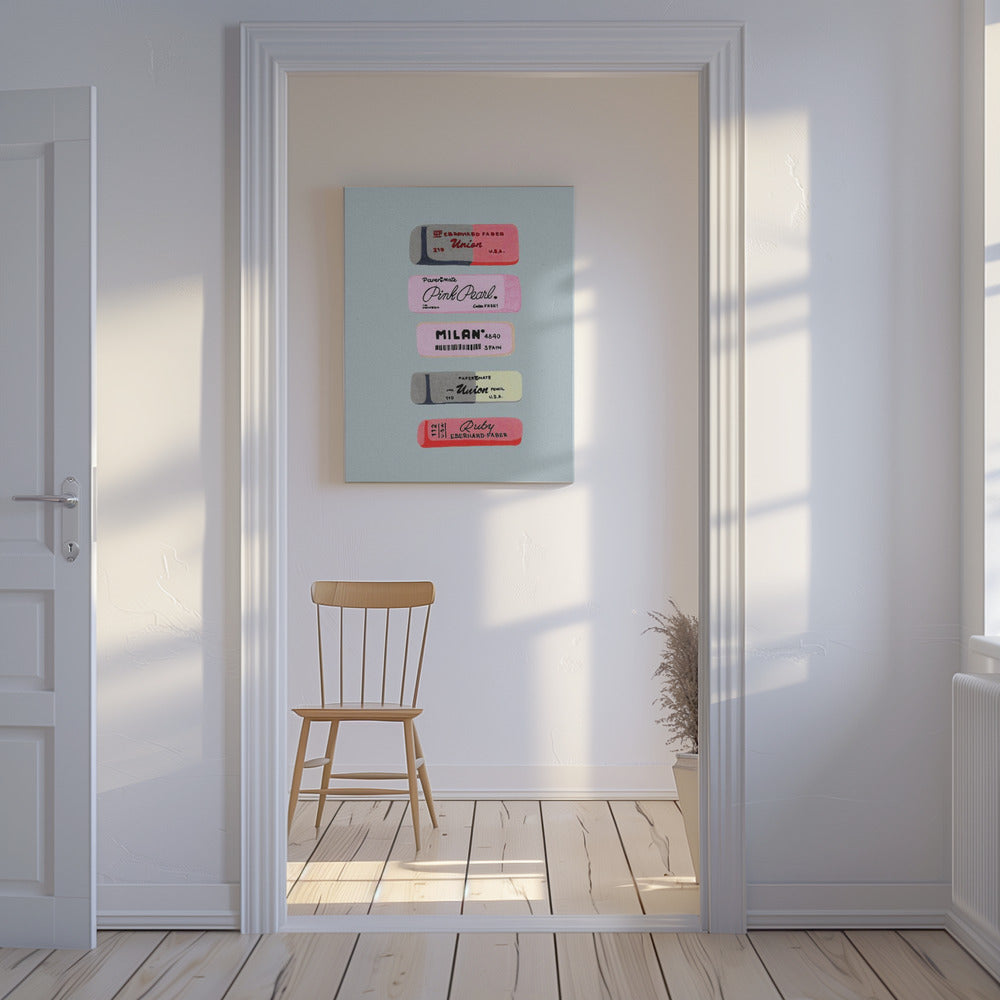 Erasers Art Print | Canvas